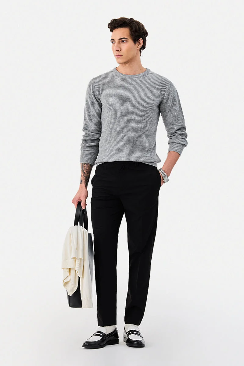 سنيتش 100% Acrylic Textured Regular Fit Sweater